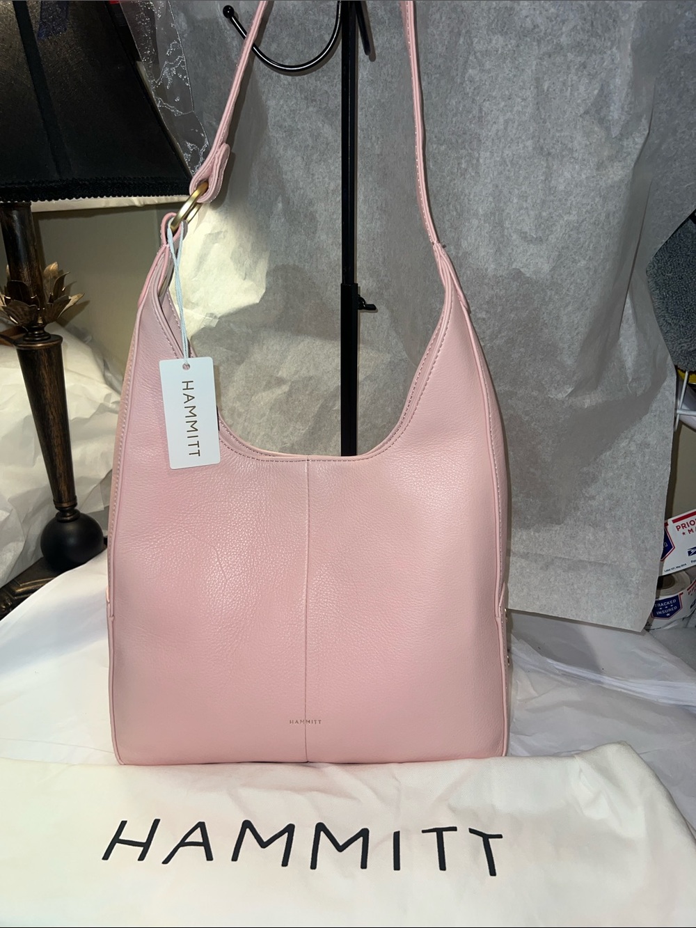 Hammitt Tim med Flamingo shoulder bag NEW